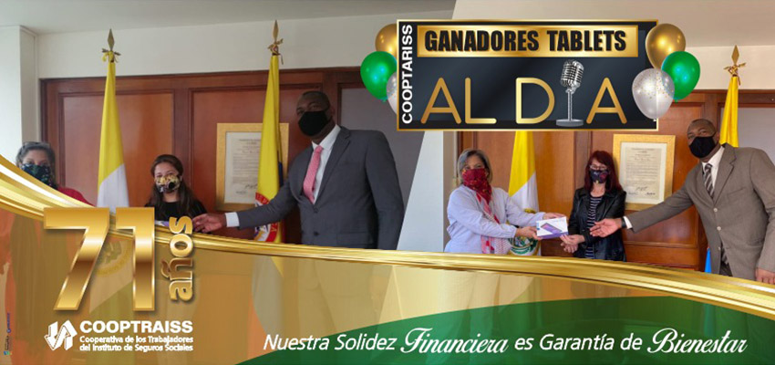 Ganadores tablets Cooptraiss al día